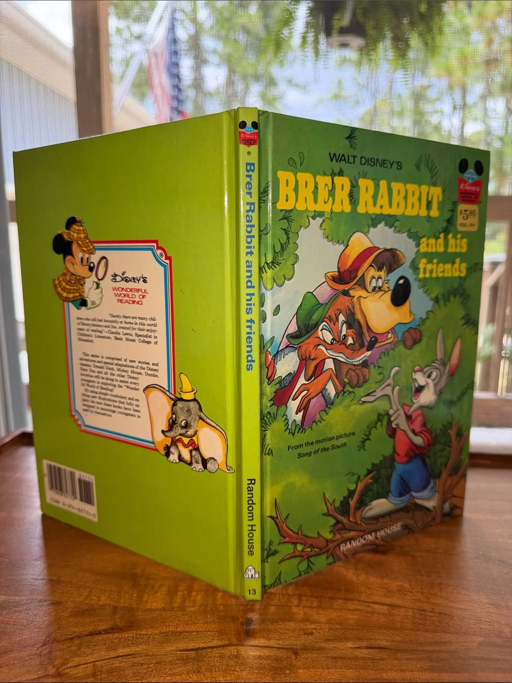 VTG 1973 Disney Brer Rabbit and His Friends Wonderful World of Reading New Mint